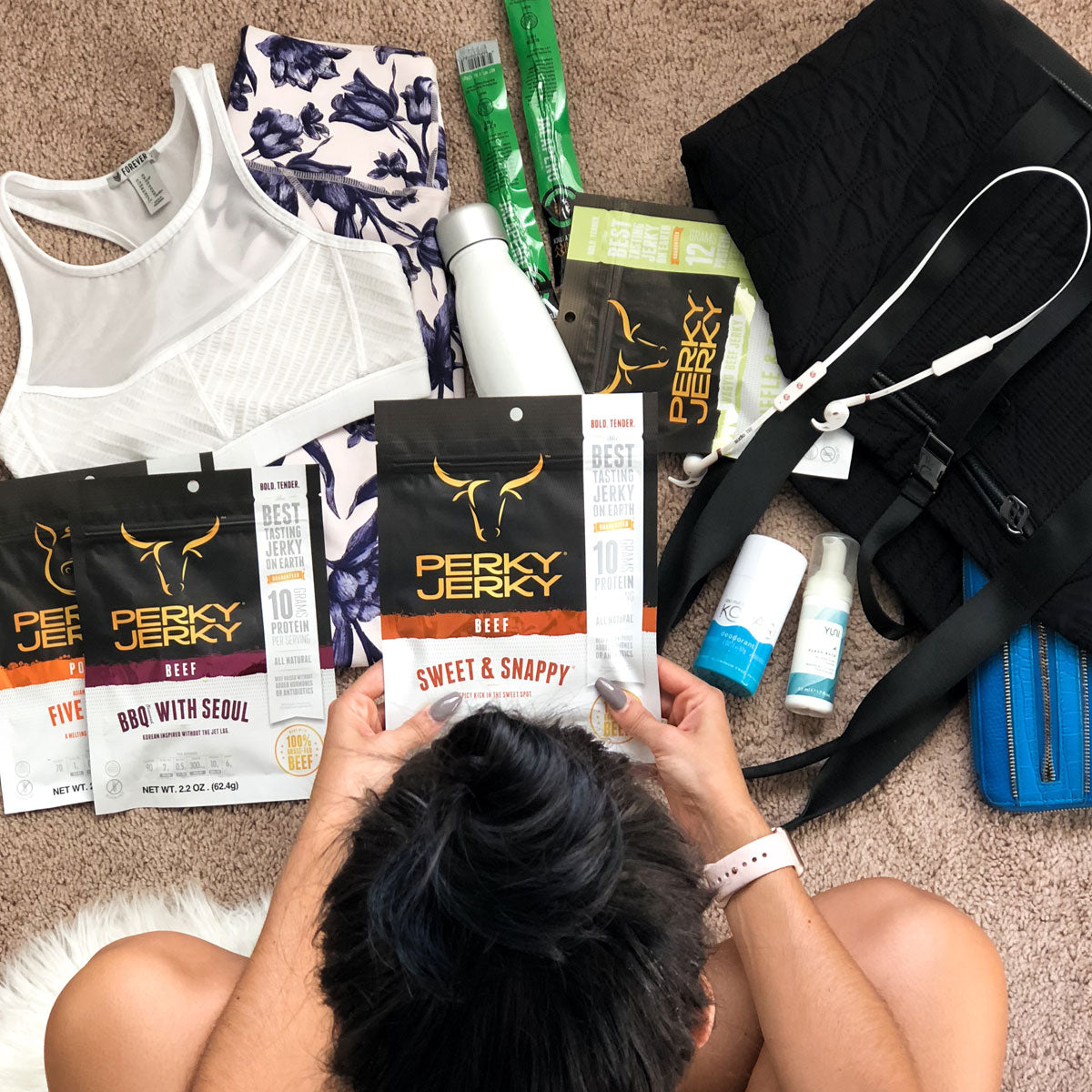 Enjoy Perky Jerky Sweet and Snappy Beef Jerky ANYWHERE!