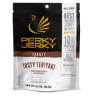 Perky Jerky Turkey Tasty Teriyaki Jerky 2.2oz Bag