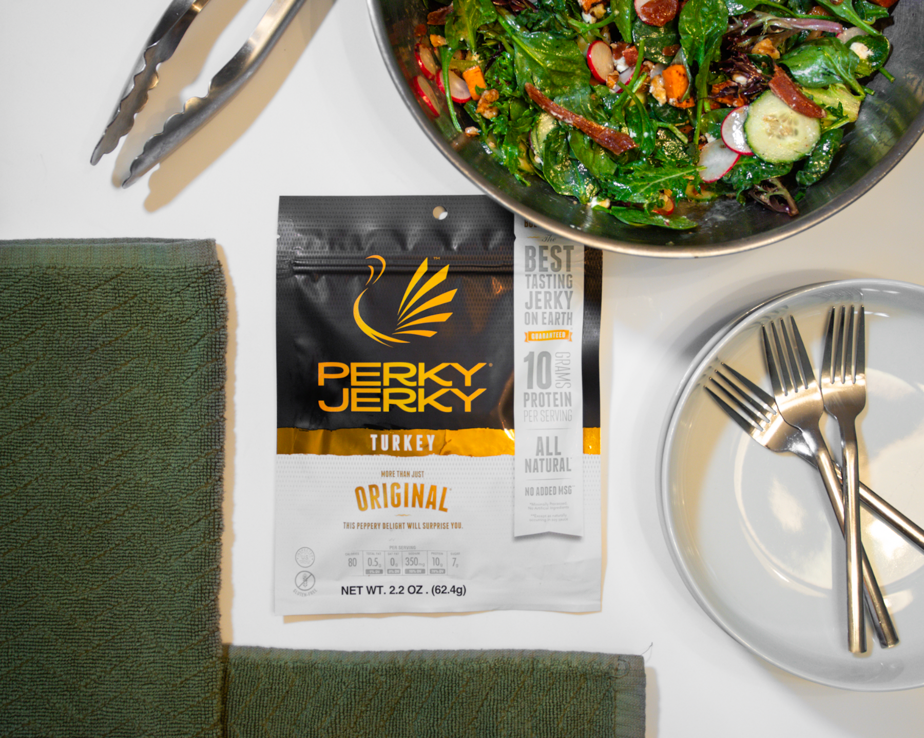 Spring Harvest Turkey Jerky Salad