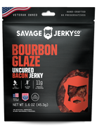 bourbon glaze bacon jerky package front