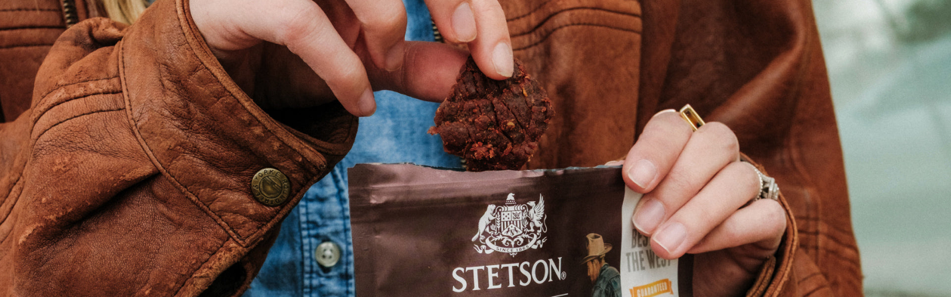 Stetson x Perky Jerky Peppered Original