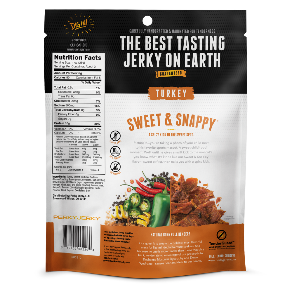 2.2oz Sweet & Snappy Turkey