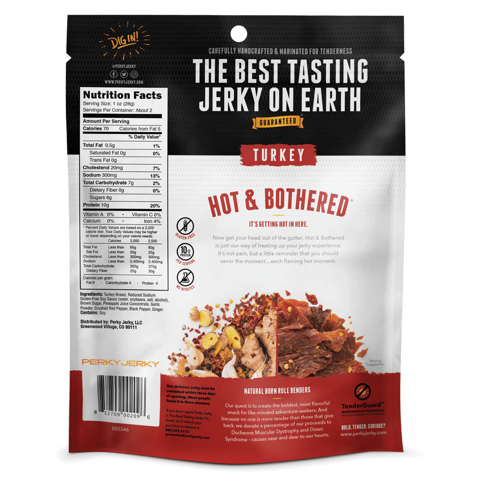 Hot & Bothered Turkey Jerky