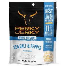 Sea Salt and Pepper Wagyu Beef Jerky - Paleo Friendly