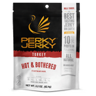 Perky Jerky Hot and Bothered Turkey 2.2oz Bag