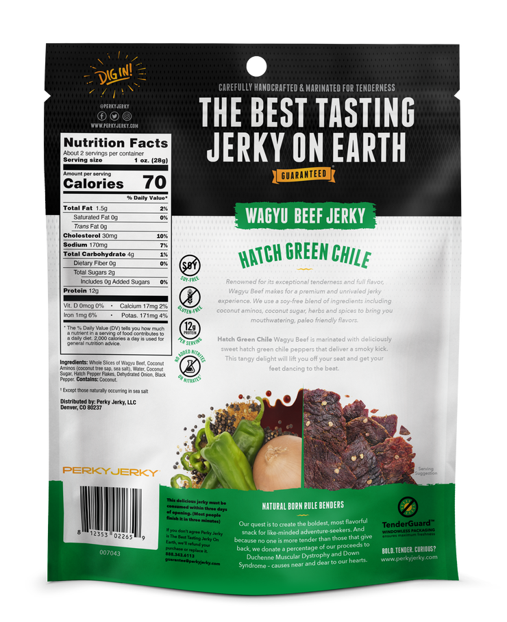 Wagyu Beef Jerky Paleo & Keto Friendly Perky Jerky Perky Jerky